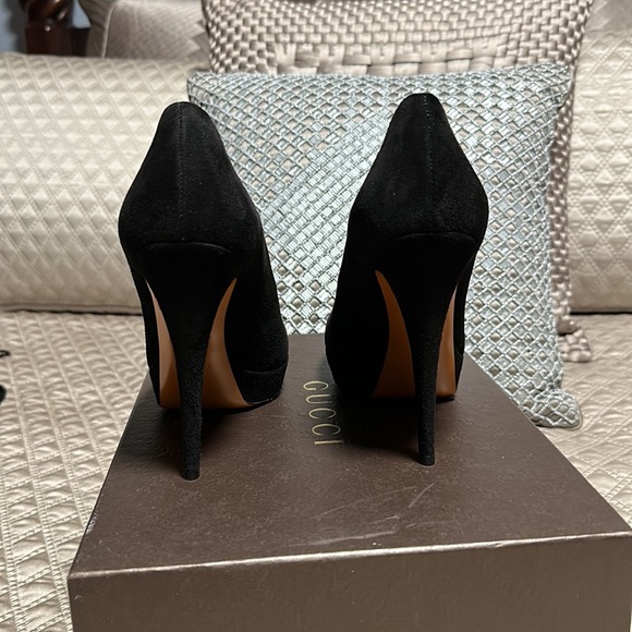 Gucci KID SCAMOSCIATO NERO Pumps - Picture 3 of 5